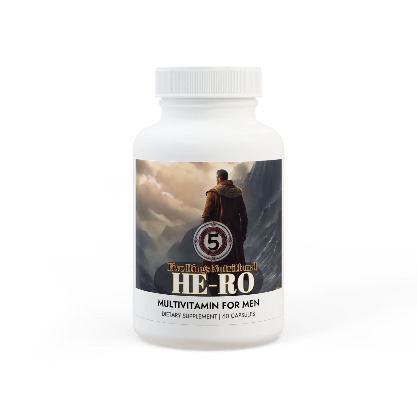 HE-RO Multivitamin for Men Supplement (60 Capsules)